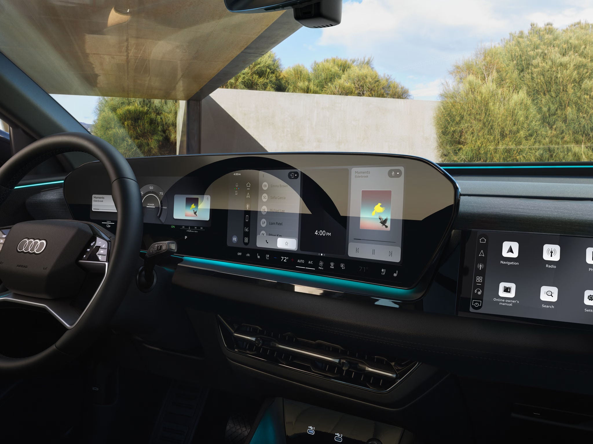2027 audi q6 sportback etron interior dashboard